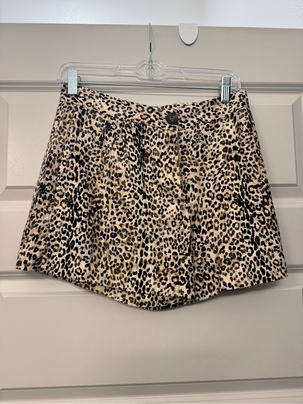 Zara Leopard Print Shorts